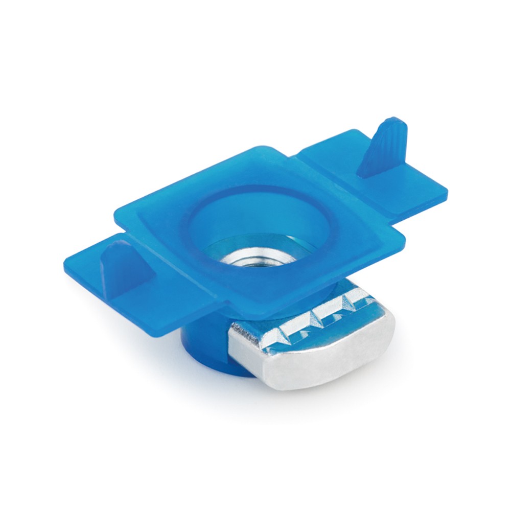 TU-RX [CP] Accesorios para perfiles Indextrut. Tuerca guía de fijación Rápida Indextrut